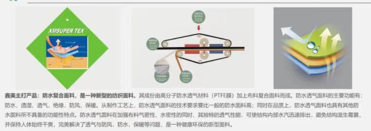 揭阳防水透气面料